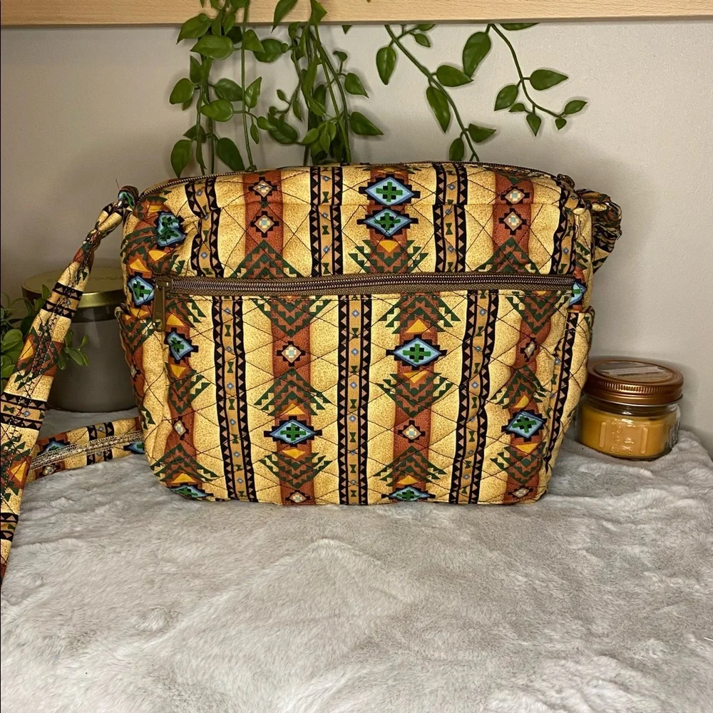 Multicolor Western Print Shoulder Purse-100% Durable Cotton - Picture 2 of 8